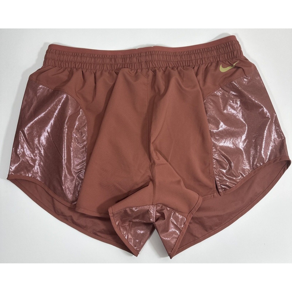 Nike Women's Icon Clash Tempo Luxe Metallic Running Shorts (CU3335-652) Medium M